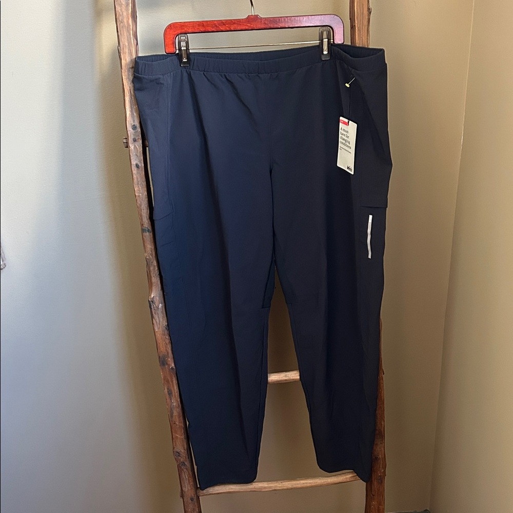 NWT Men's REI Black Junction Hybrid Pants Size XXL